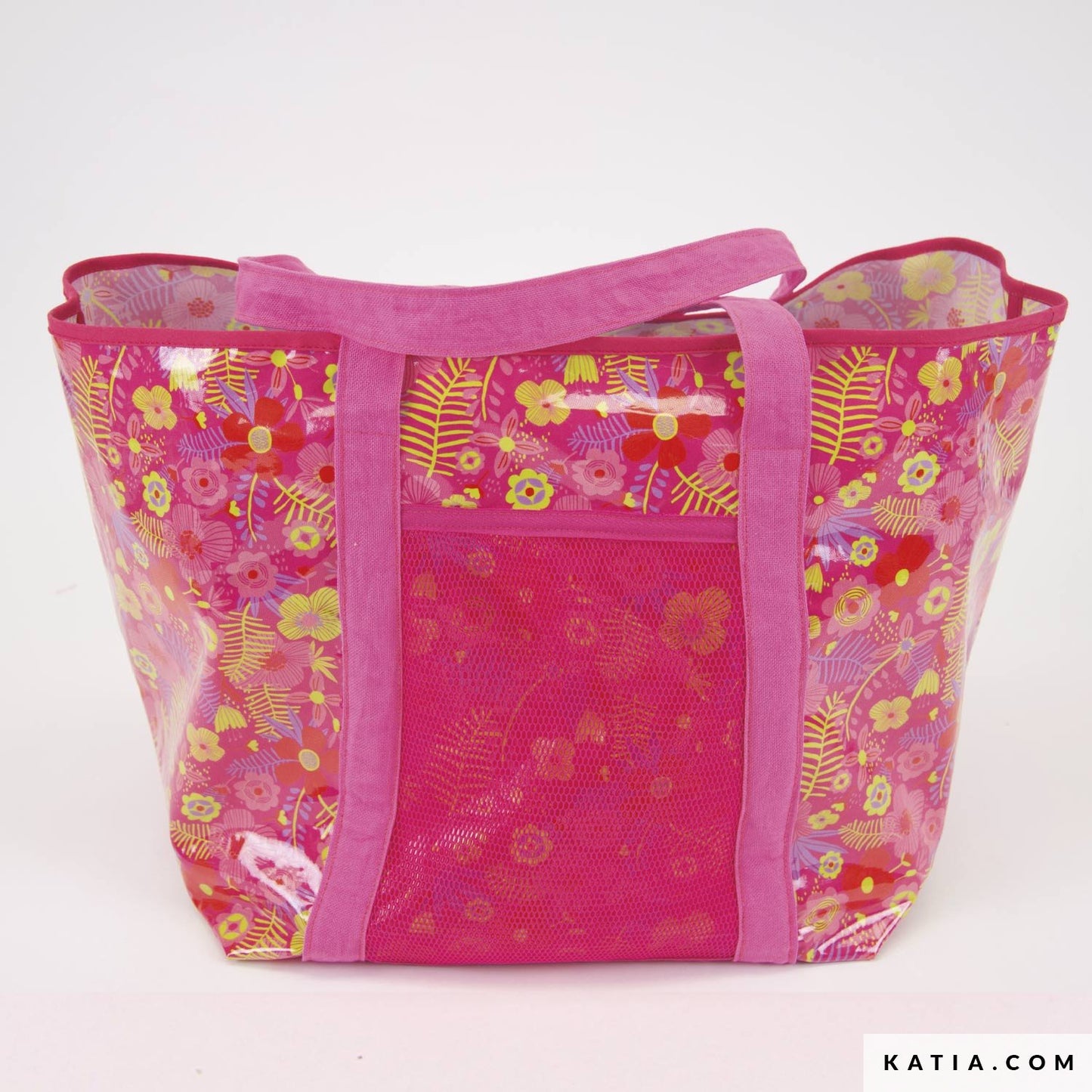 Tela laminada TROPICAL FUCHSIA de KATIA