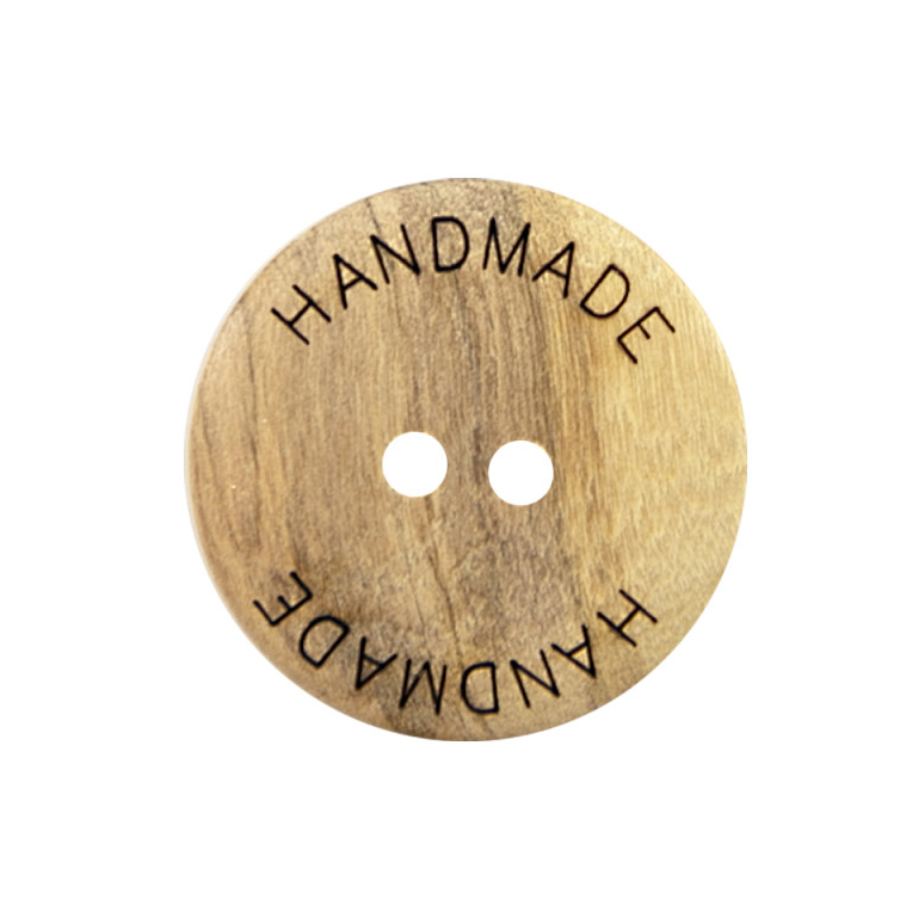 Botón de madera