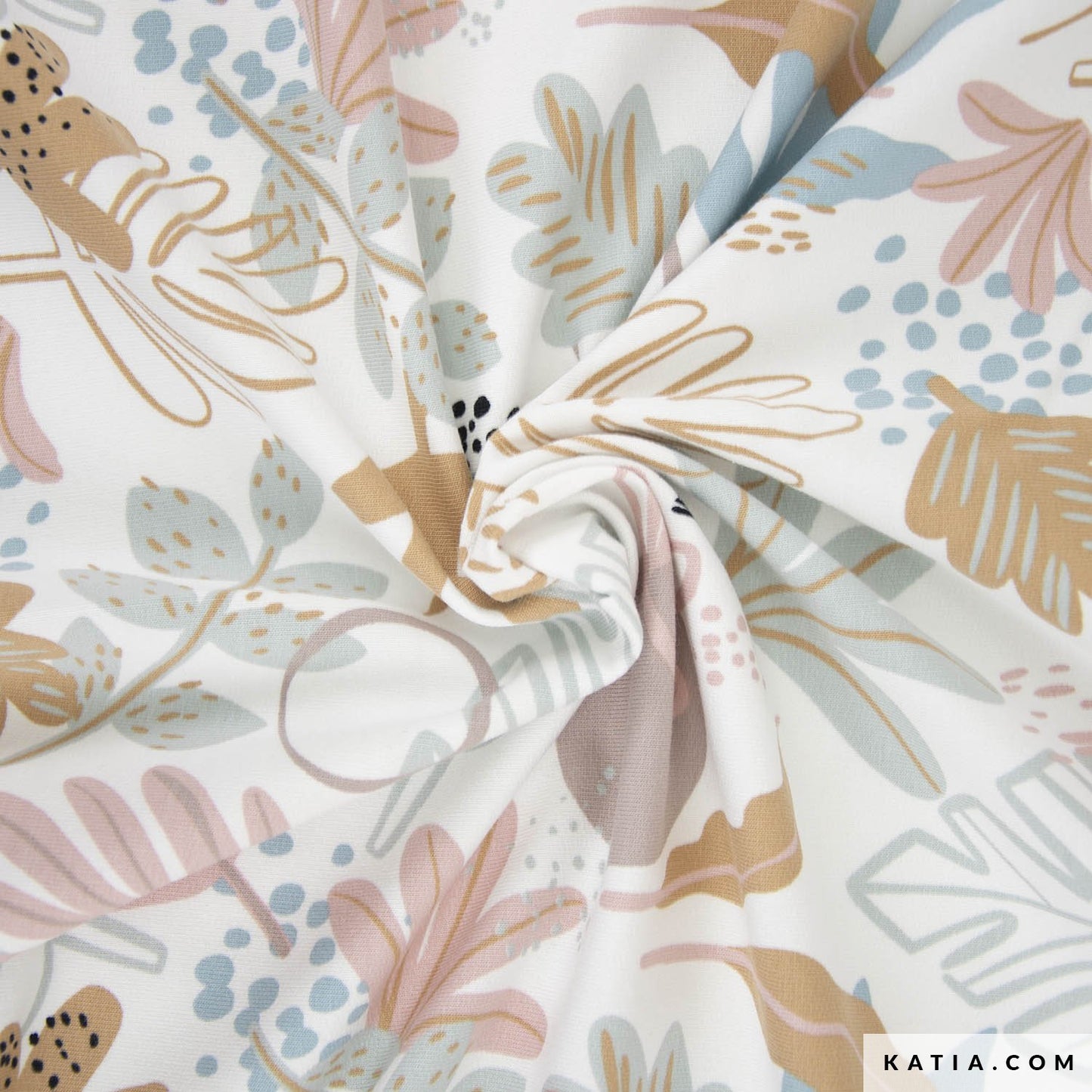 Tela SUMMER SWEAT RUSTIC FOLIAGE de KATIA