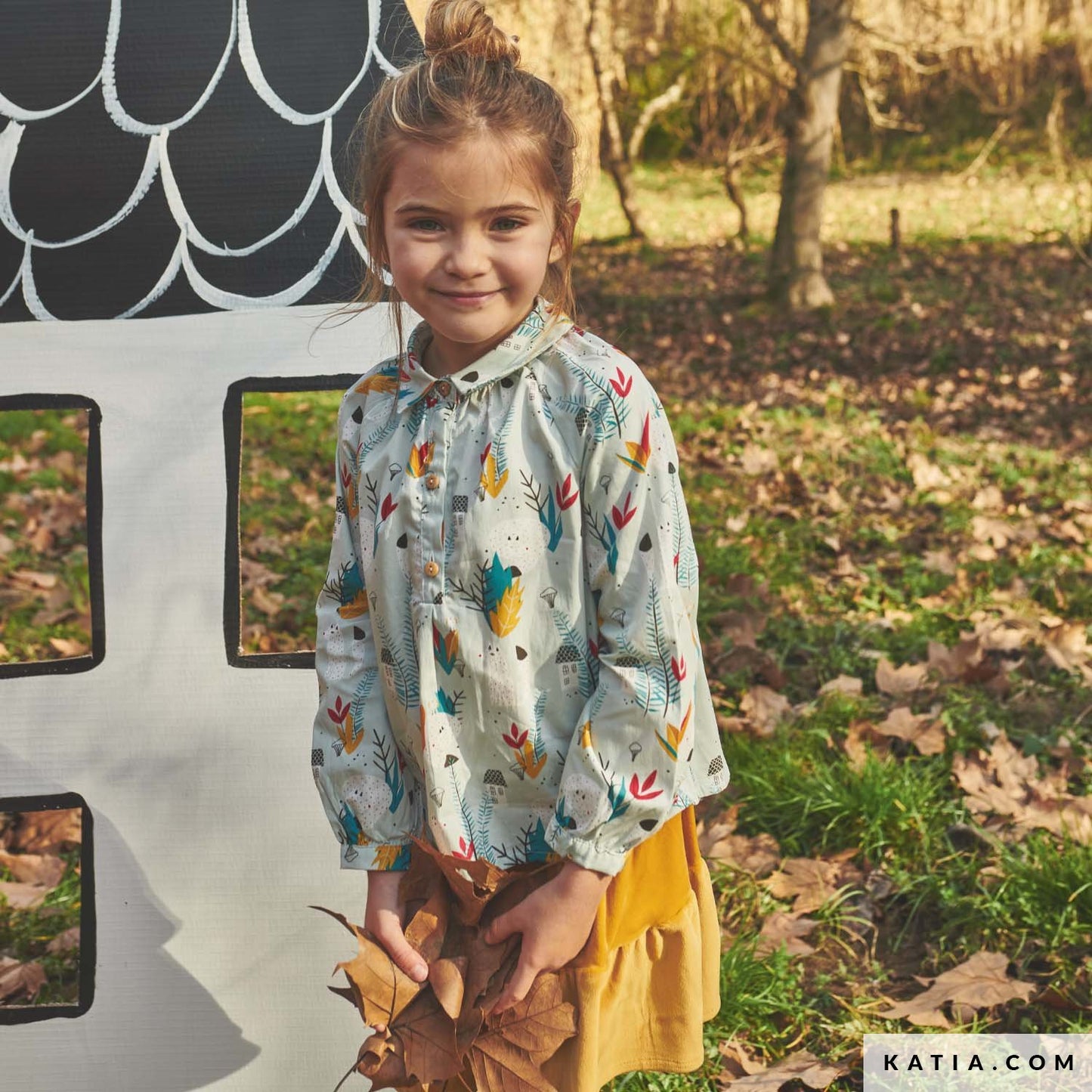 Tela poplin DALMATA WOLF de KATIA