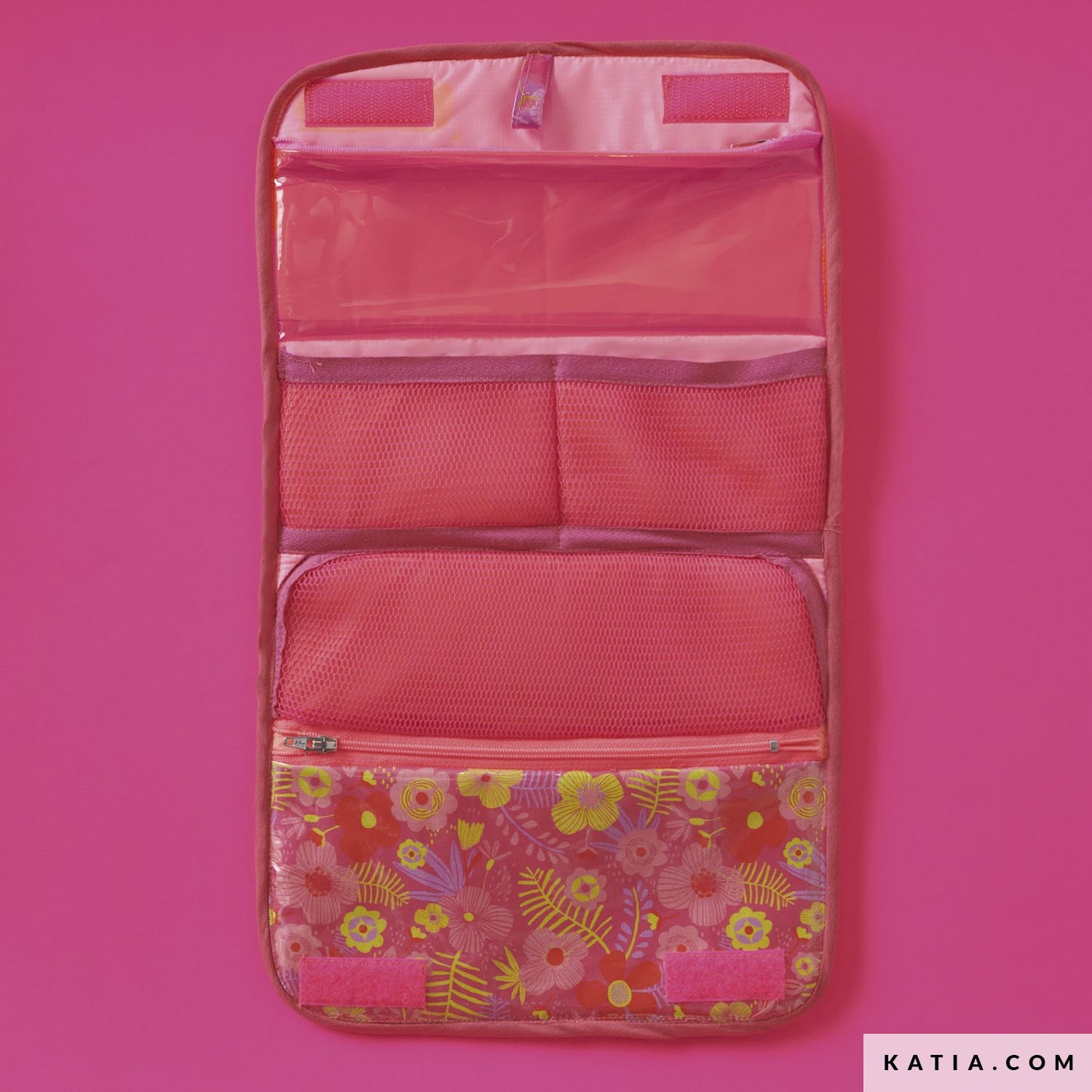 Tela laminada TROPICAL FUCHSIA de KATIA