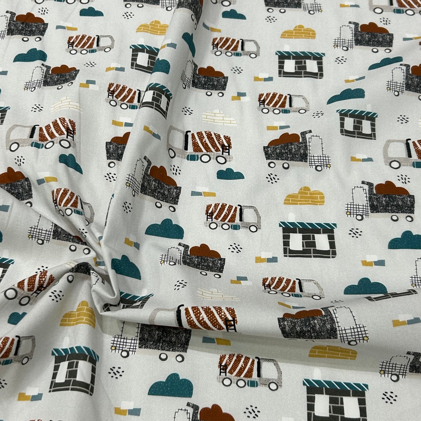Tela patchwork CAMIONES