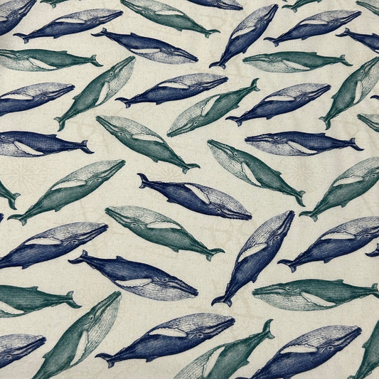 Tela patchwork de BALENAS