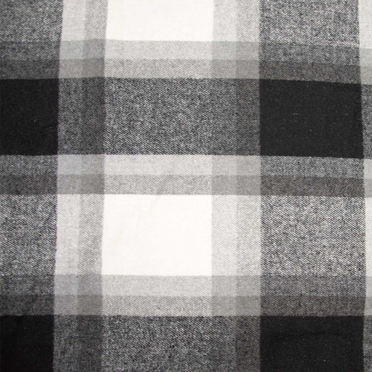 Teixit de franel·la PLAID IRISH FLANNEL negre