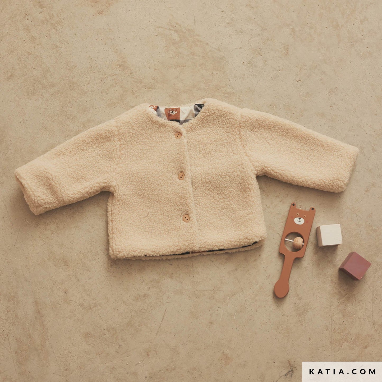 Tela SHERPA FABRIC Cream de KATIA