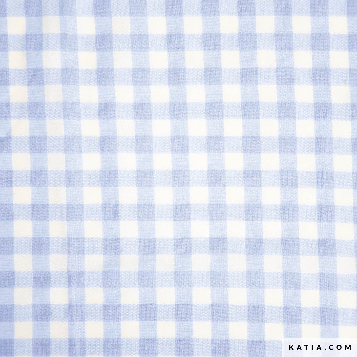 Tejido VICHY GINGHAM BLUE&amp;YELLOW de KATIA